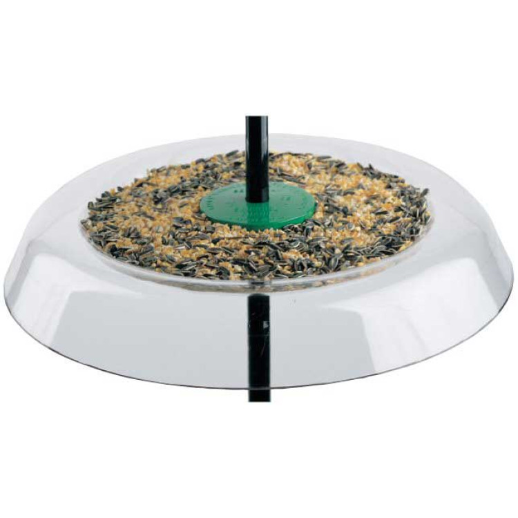 Squirrel proof seed tray