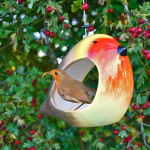 Ceramic Robin feeder at British Bird Food