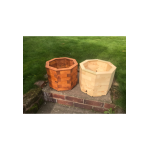 Hand made wooden planters