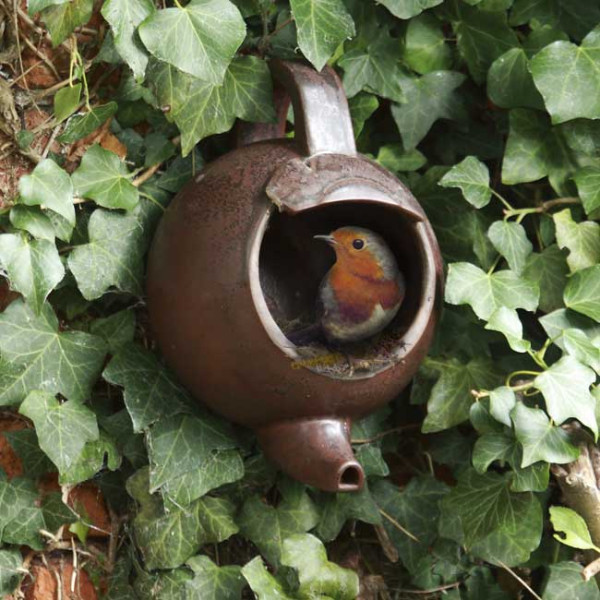 Teapot nest box Wild Bird Nest Boxes British Bird Food - UK wild bird food suppliers, bird seed and garden wildlife