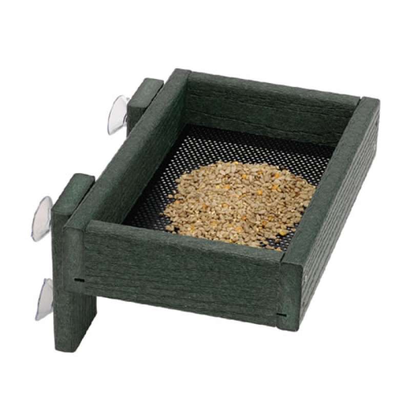 Window Tray Green British Wild Bird Food And Habitat Suppliers